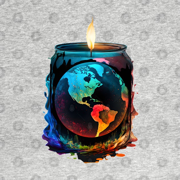 Illuminate Earth: A Candle for Change by Toonstruction